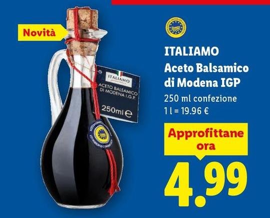 Italiamo - Aceto Balsamico Di Modena IGP