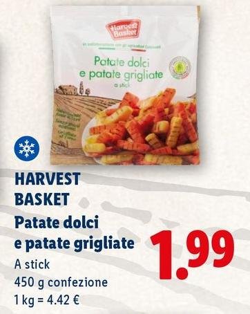 Harvest Basket - Patate Dolci E Patate Grigliate
