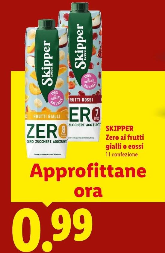 Skipper - Zero Ai Frutti Gialli O Eosi