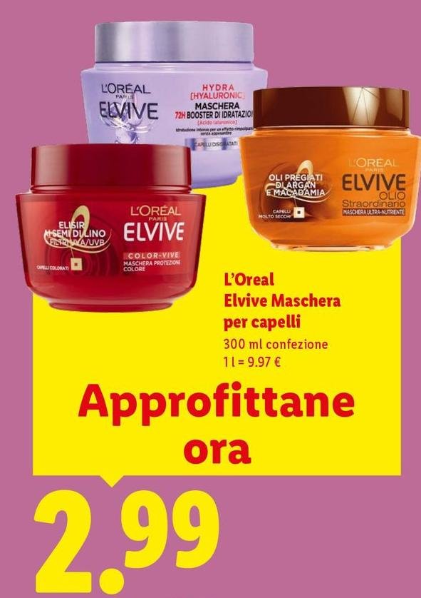 L'Oreal - Elvive Maschera Per Capelli