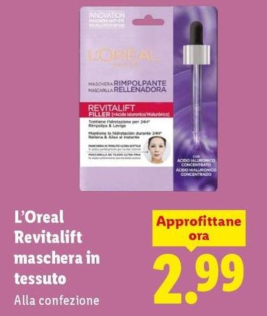 L'Oreal - Revitalift Maschera In Tessuto