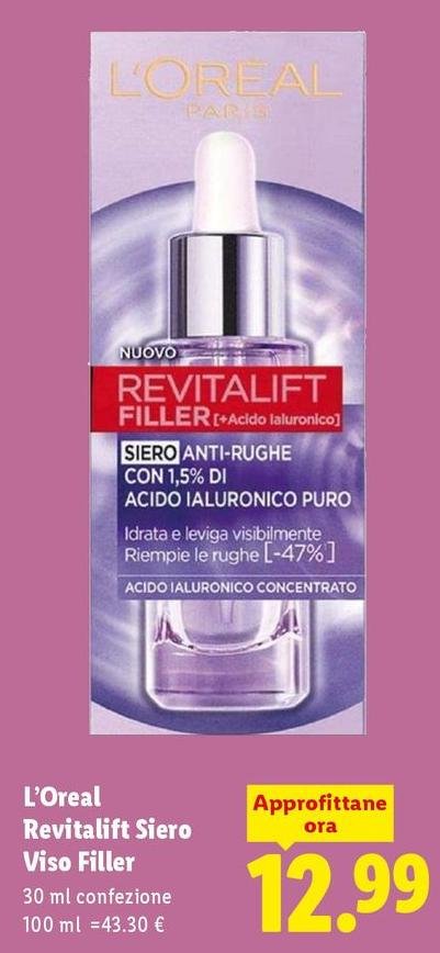 L'Oreal - Revitalift Siero Viso Filler
