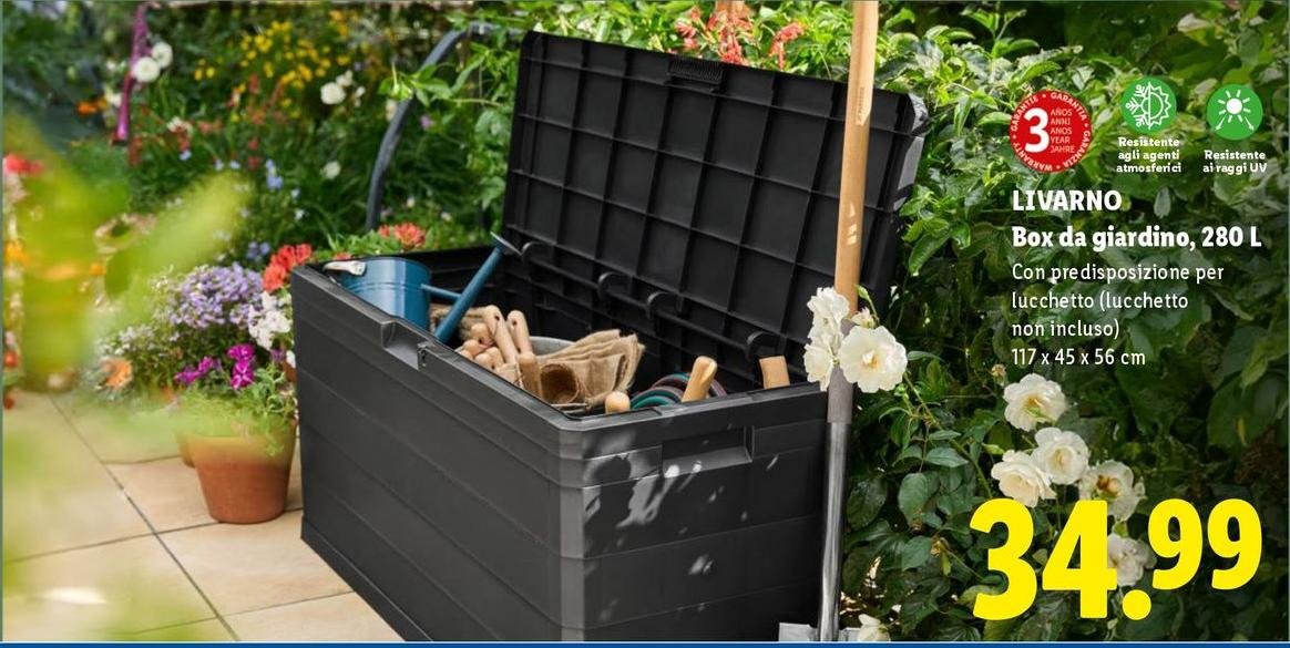 Livarno - Box De Giardino, 280 L