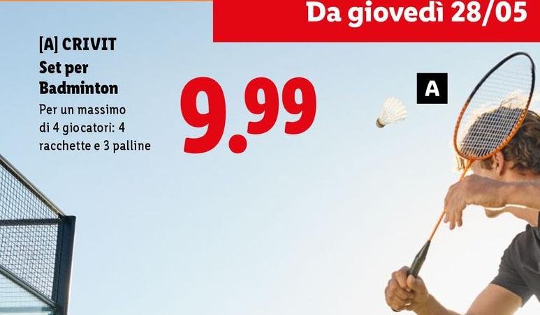 Crivit - Set Per Badminton
