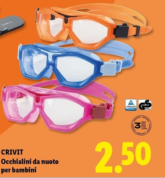 Crivit - Occhialini Da Nuoto Per Bambini