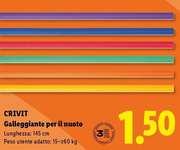 Crivit - Galleggiante Per Il Nuoto