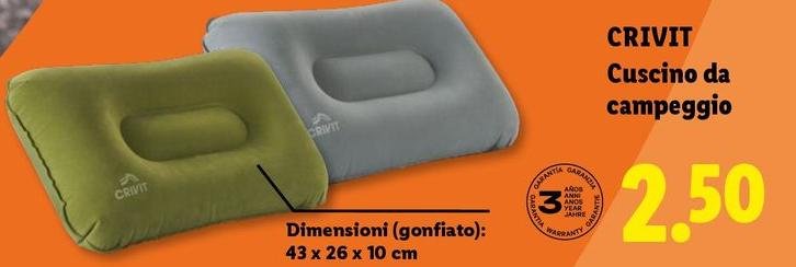 Crivit - Cuscino Da Campeggio
