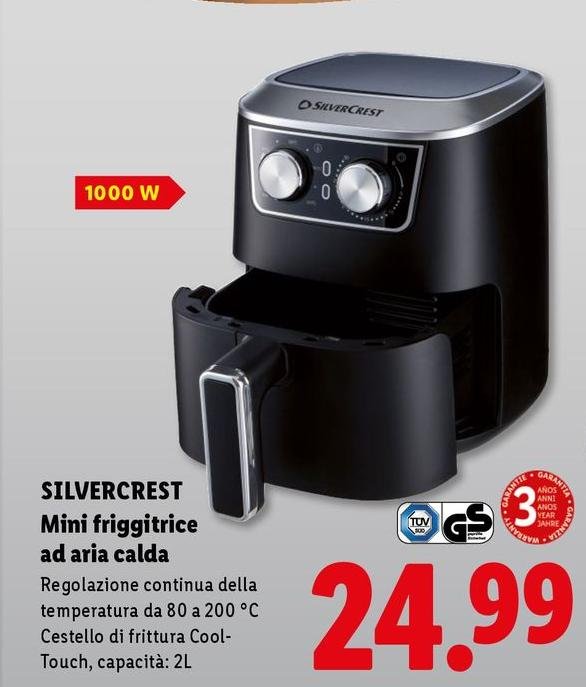 Silvercrest - Mini Friggitrice Ad Aria Calda