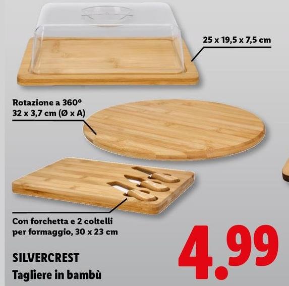 Silvercrest - Tagliere In Bambu