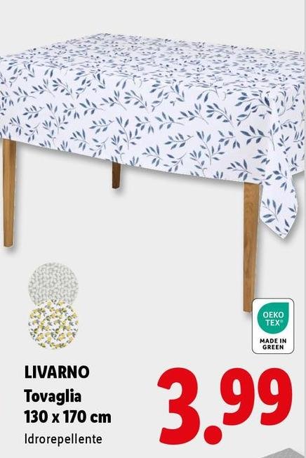 Livarno - Tovaglia 130 X 170 Cm