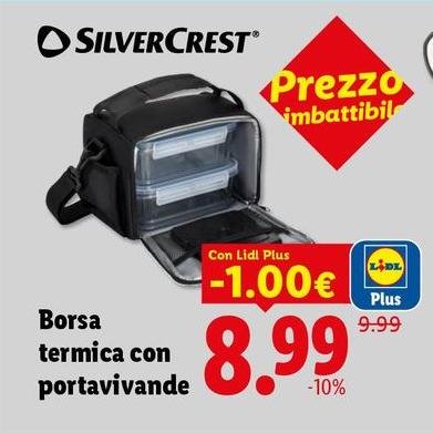 Silvercrest - Borsa Termica Con Portavivande
