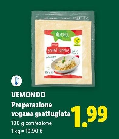 Vemondo - Preparazione Vegana Grattugiata
