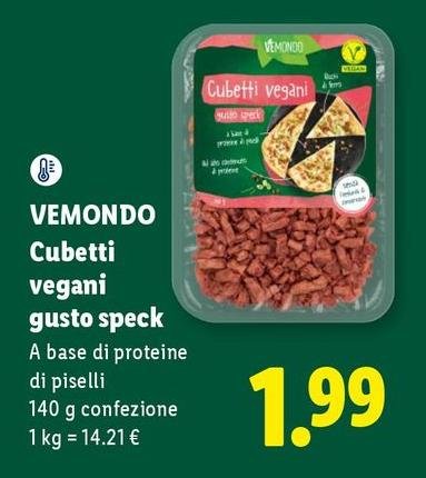 Vemondo - Cubetti Vegani Gusto Speck