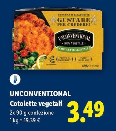 Unconventional - Cotolette Vegetali