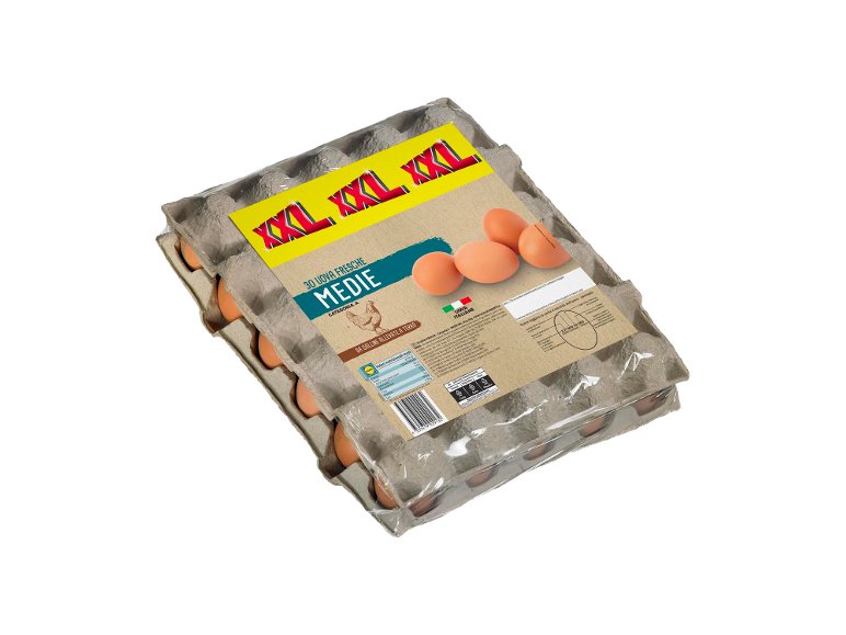 30 Uova fresche medie XXL