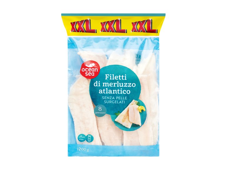 Filetti di merluzzo atlantico XXL