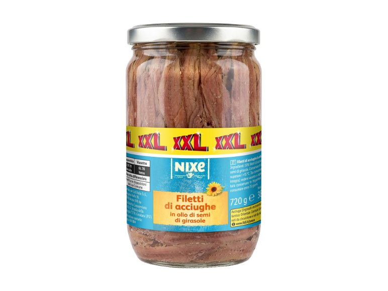 Filetti di acciughe XXL