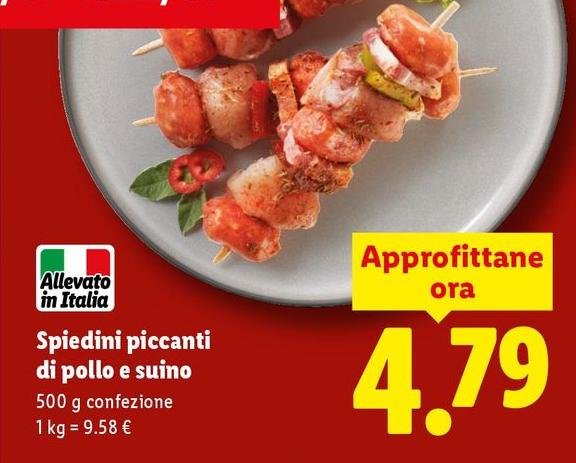 Spiedini Piccanti Di Pollo E Suino