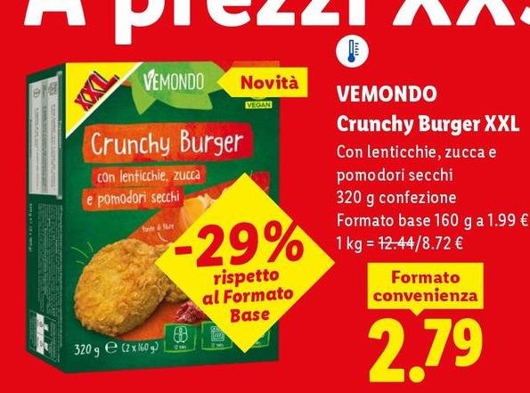 Vemondo - Crunchy Burger Xxl