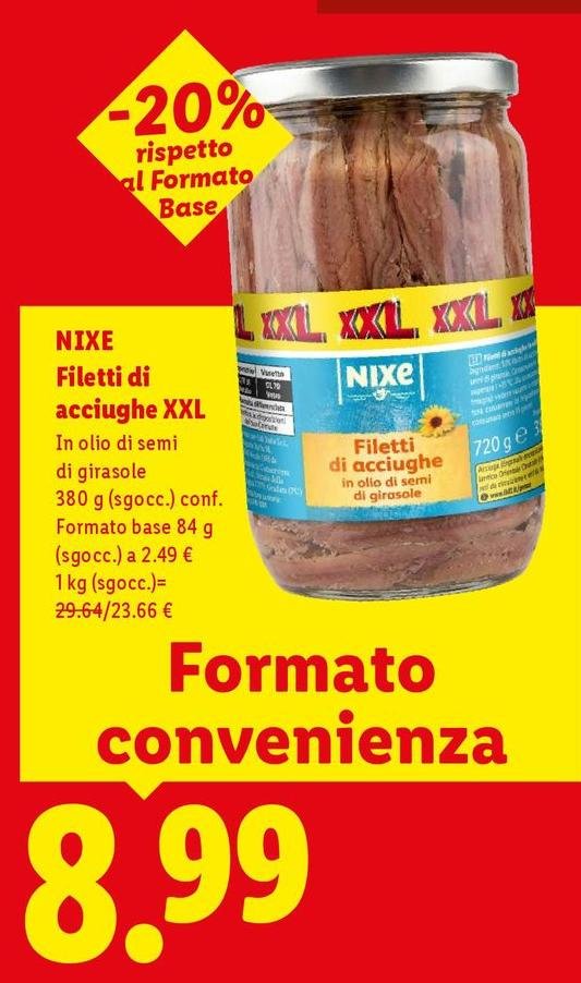 Nixe - Filetti Di Acciughe XXL