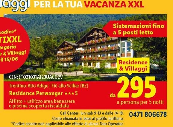 Area - Per La Tua Vacanza Xxl