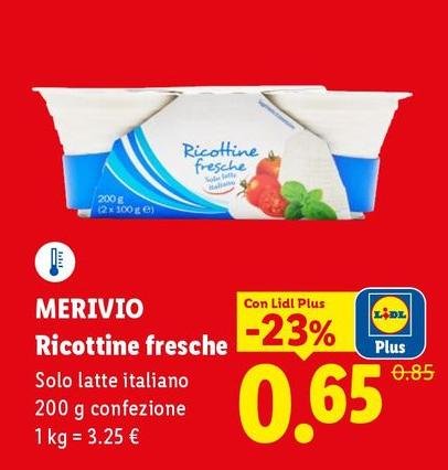 Merivio - Ricottine Fresche