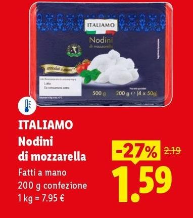 Italiamo - Nodini Di Mozzarella