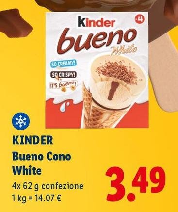 Kinder - Bueno Cono White