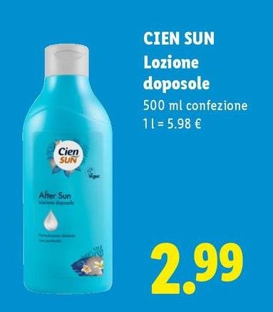 Cien - Lozione Dopose