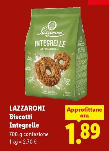 Lazzaroni - Biscotti Integrelle