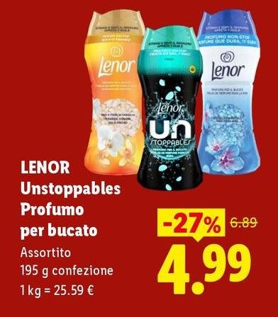 Lenor - Unstoppables Profumo Per Bucato