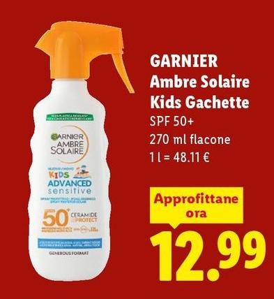 Garnier - Ambre Solaire Kids Gachette Spf 50+