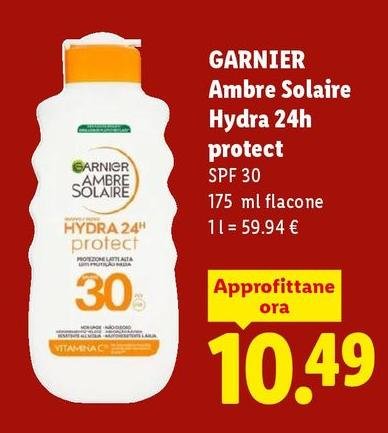 Garnier - Ambre Solaire Hydra 24h Protect Spf 30