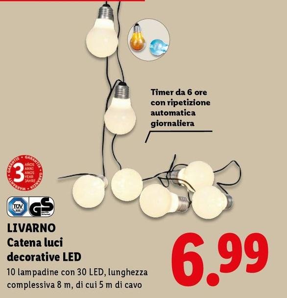Gs - Catena Luci Decorative LED