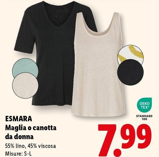 Esmara - Maglia O Canotta Da Donna