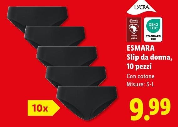 Tex - Slip Da Donna, 10 Pezzi