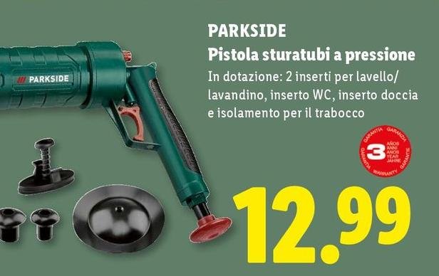 Parkside - Pistola Sturatubi A Pressione