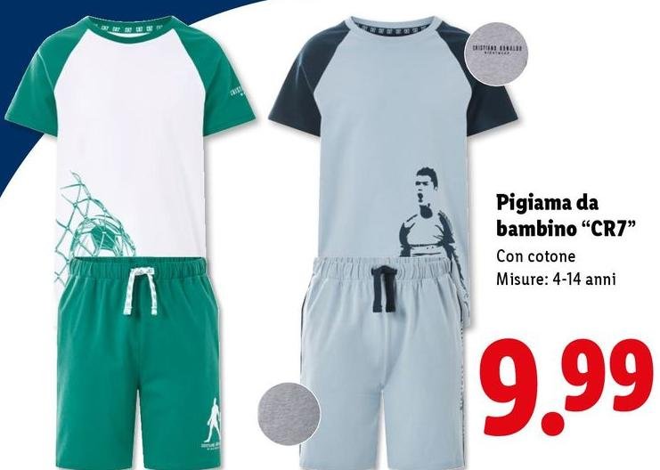 Cr7 - Pigiama Da Bambino "CR7"