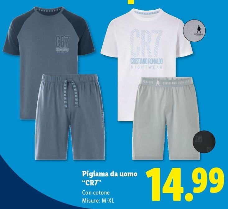 Cr7 - Pigiama Da Uomo