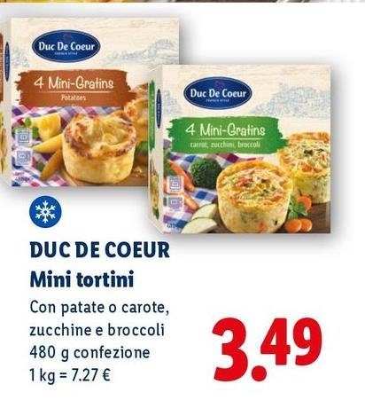 Duc De Coeur - Mini Tortini