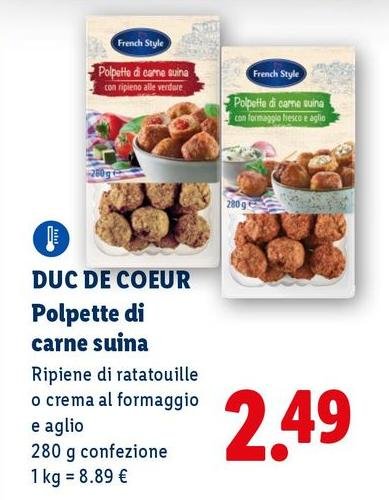 Duc De Coeur - Polpette Di Carne Suina