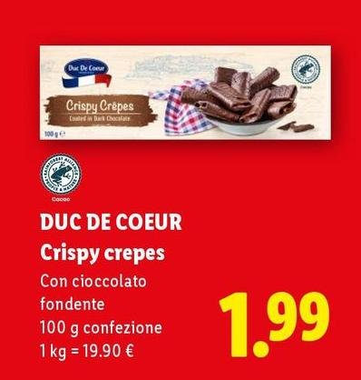 Duc De Coeur - Crispy Crepes