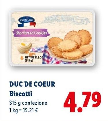 Duc De Coeur - Biscotti