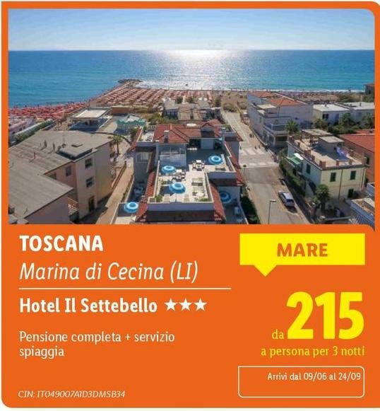 Mare - Marina Di Cecina Hotel Il Settebello