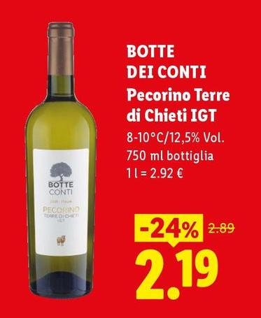 Botte Dei Conti - Pecorino Terre Di Chieti IGT