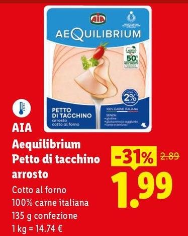 Aia - Aequilibrium Petto Di Tacchino Arrosto