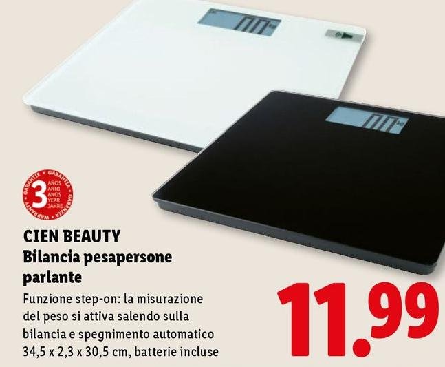 Cien - Beauty Bilancia Pesapersone Parlante