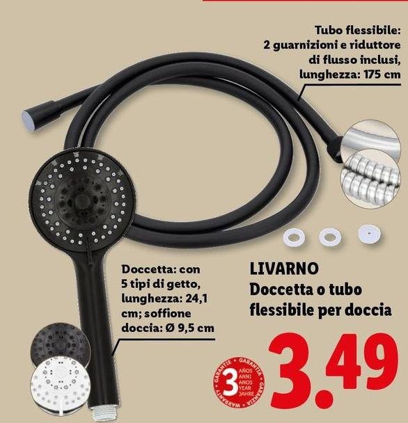 Livarno Home - Doccetta O Tubo Flessibile Per Doccia
