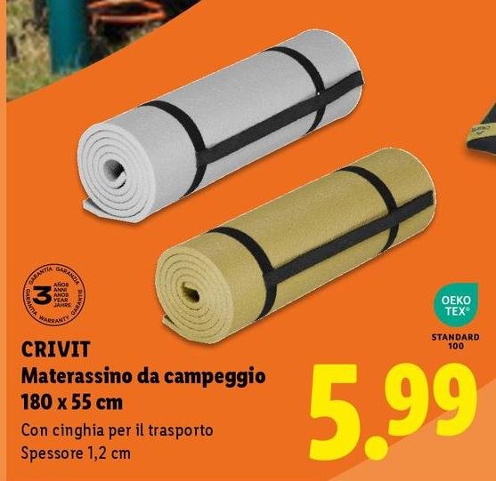 Crivit - Materassino Da Campeggio
