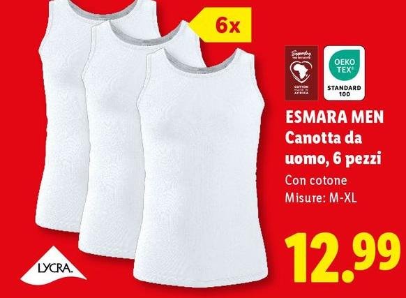 Esmara - Men Canotta Da Uomo